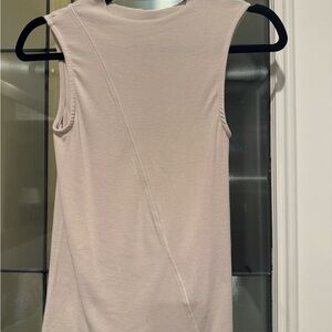 Zara Light Beige Sleeveless Blouse Size Medium NWT